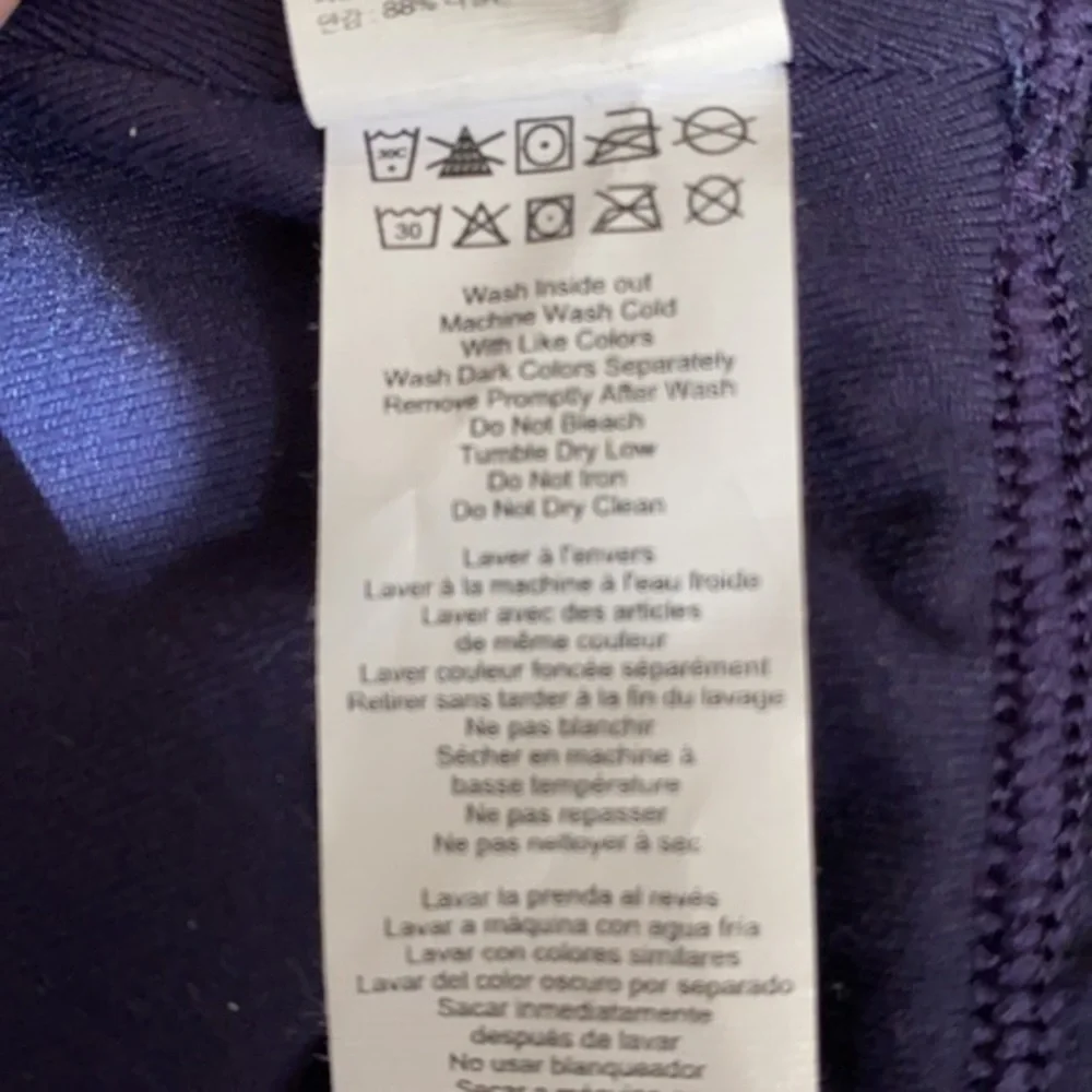 New Balance For‎ J. Crew Women’s Navy Blue Sports Bra Size Small